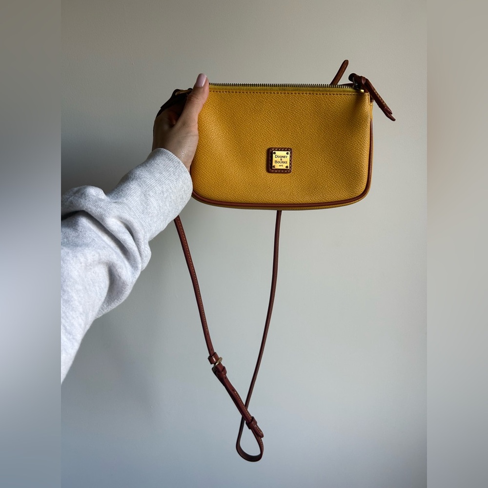 Dooney & Bourke yellow cross body bag